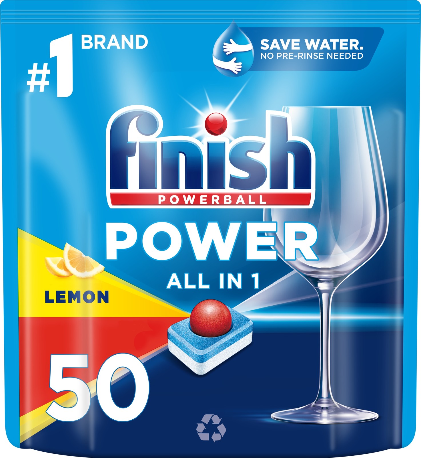Finish Power All-in-1 50 lemong tablety