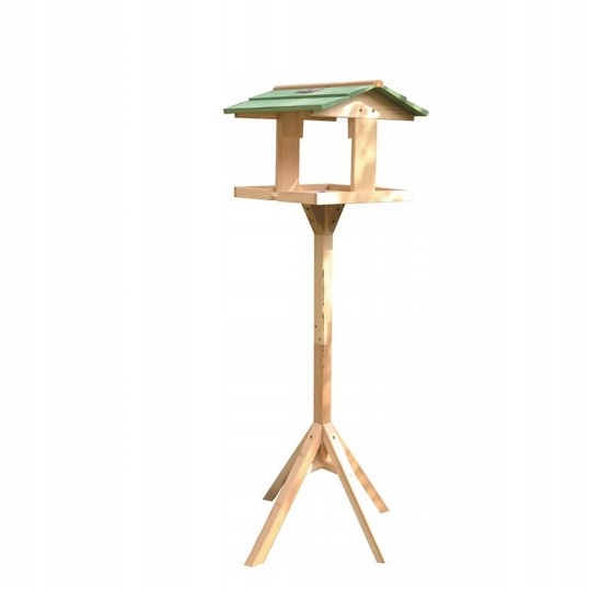 Krmítko pro ptáky dřevěné Volně stojící solární lampou Garden&Fun