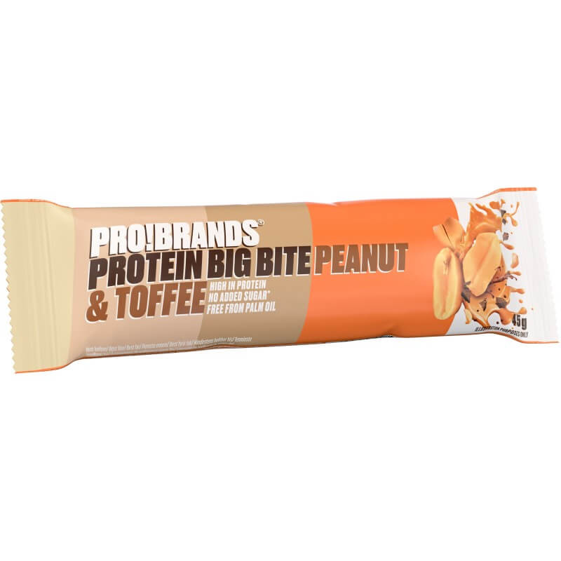 Proteinová tyčinka - PROBRANDS big bite - arašídy a karamel 45g