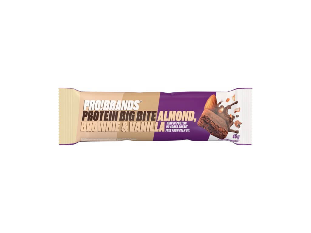 Proteinová tyčinka - PROBRANDS big bite - Mandlové brownie s vanilkou 45g