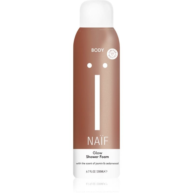 Naif Body Glow sprchová pěna Jasmin & Cedarwood 200 ml