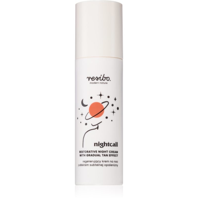 Resibo Nightcall Restorative Night Cream regenerační noční krém pro postupné opálení 50 ml