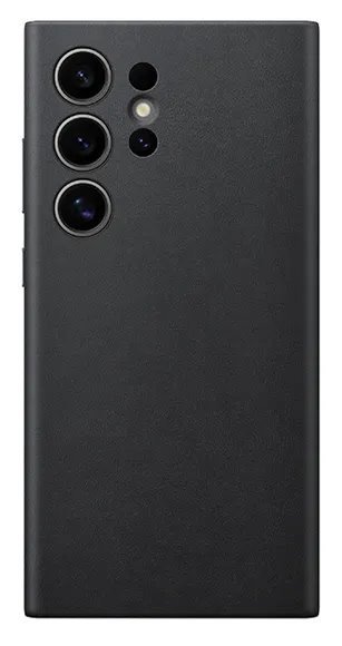 Samsung Vegan Leather Case Galaxy S24 Ultra, Black