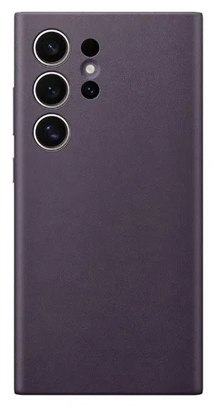 Samsung Vegan Leather Case Galaxy S24 Ultra, Dark Violet