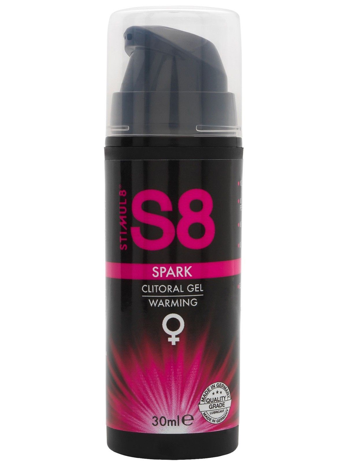 Stimul8 Hřejivý stimulační gel na klitoris S8 Spark – STIMUL8 (30 ml)