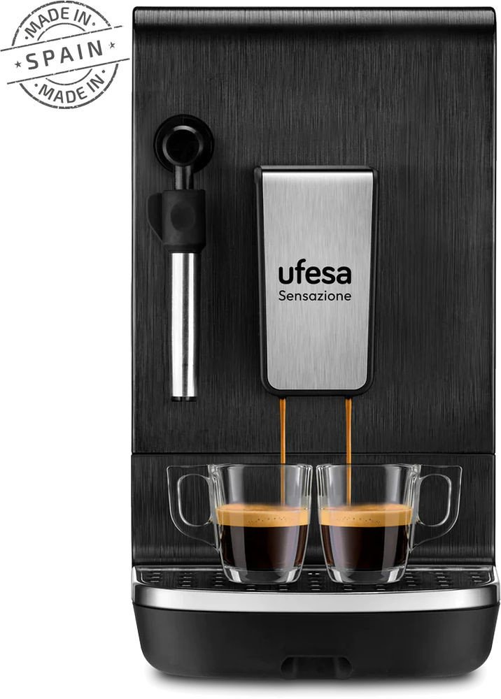 Ufesa automatické espresso Sensazione nerez