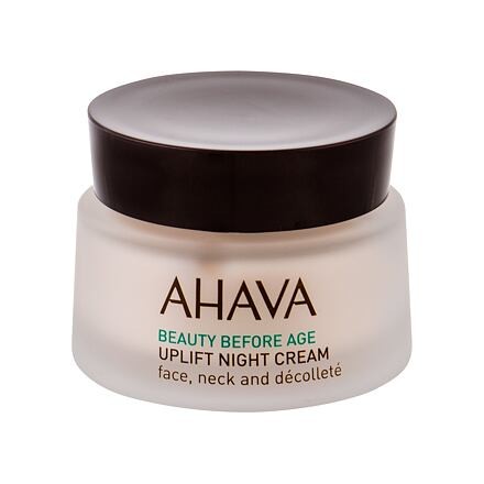 AHAVA Beauty Before Age Uplift noční liftingový krém na obličej, krk a dekolt 50 ml pro ženy