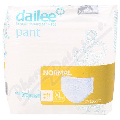 Dailee Pant Premium normal xl, kalhotky absorpční natahovací, 15ks