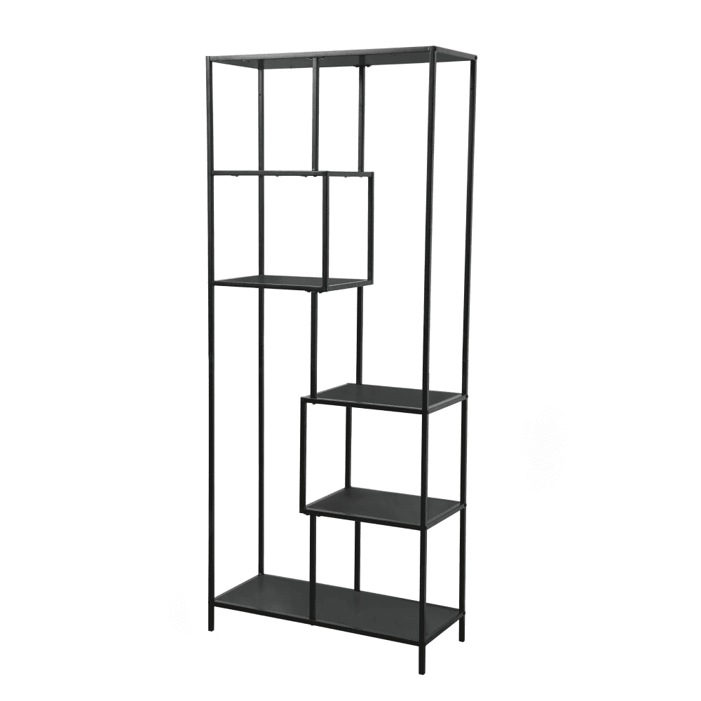 Regál, černá, BILOTE TYP 3