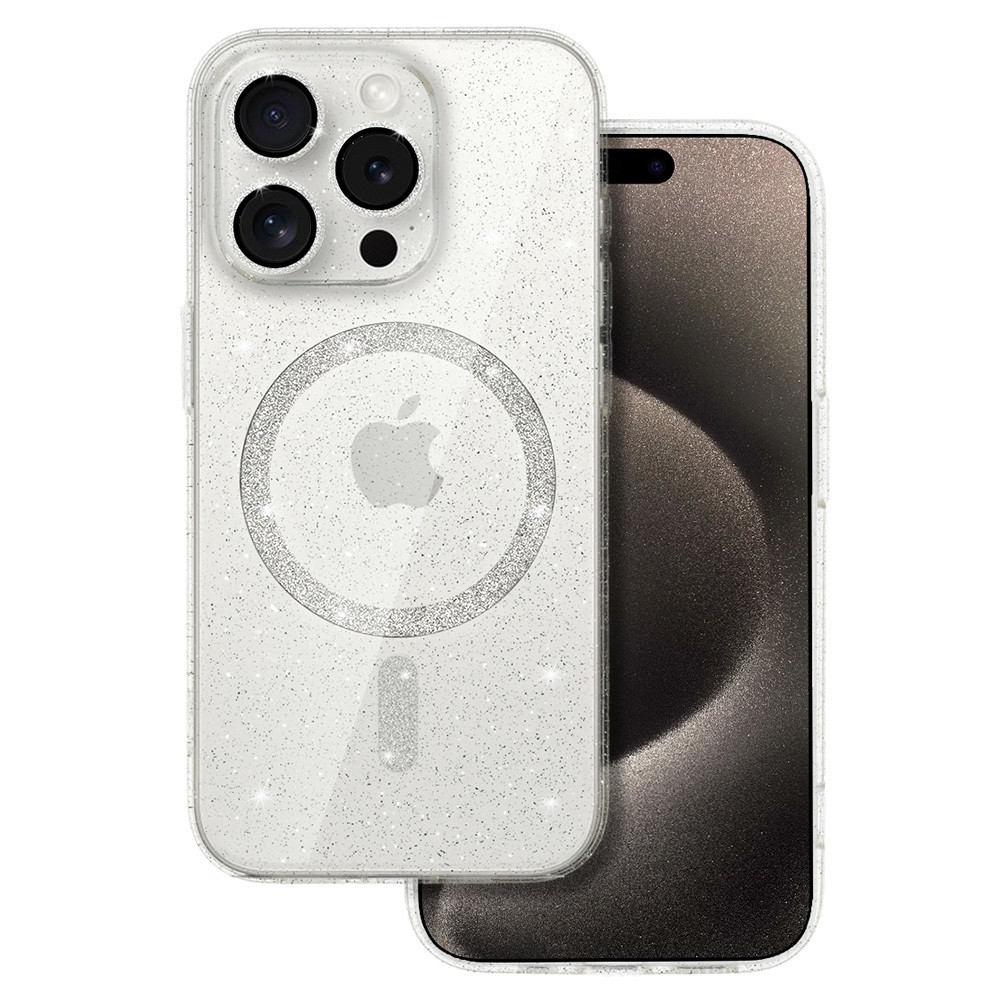 Glitter Magsafe Case pro Iphone 12 Pro Max transparentní