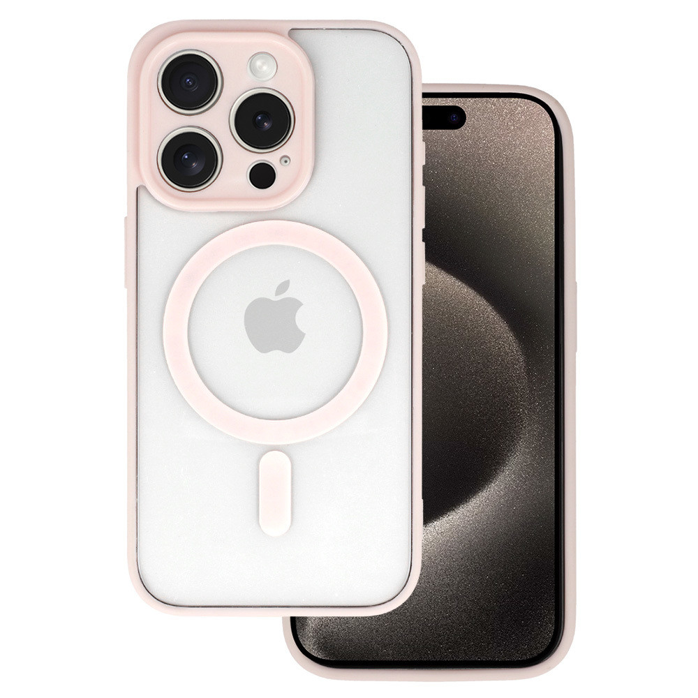 Acrylic Color Magsafe Case pro Iphone 13 Pro Max světle růžové