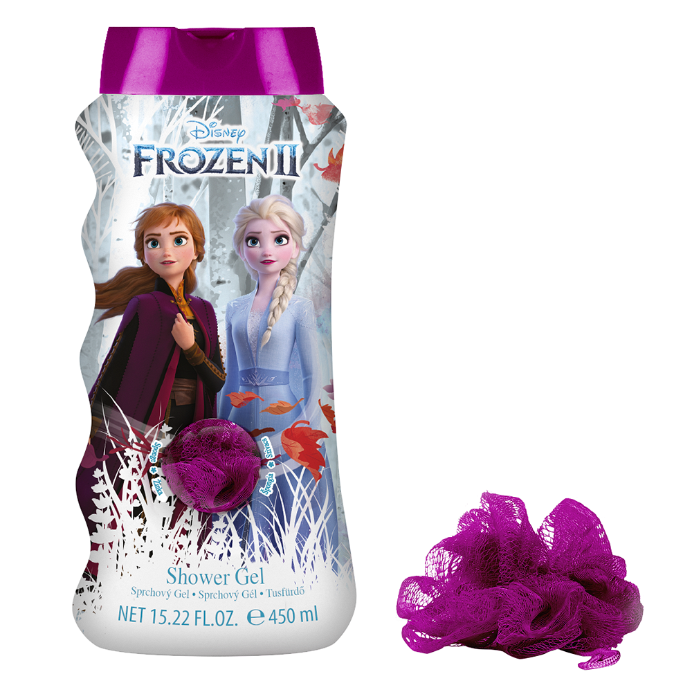 EP LINE Frozen 2 sprchový gel + žínka 450 ml, poškozený obal