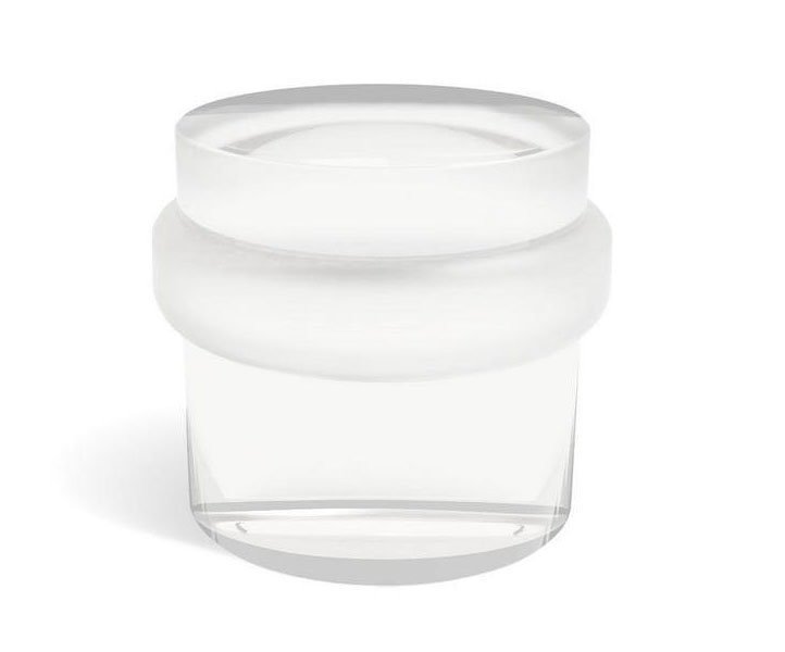 Zarážka dveří válec transparentní Walteco - 38x30mm