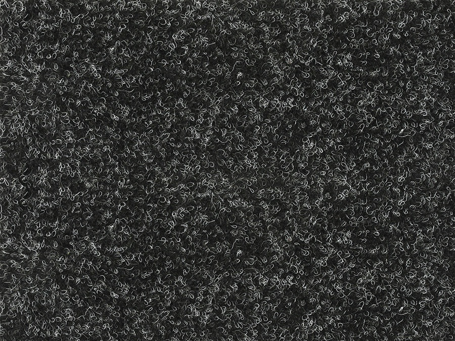AKCE: 130x440 cm Metrážový koberec Santana 50 černá s podkladem resine, zátěžový - Bez obšití cm Vebe