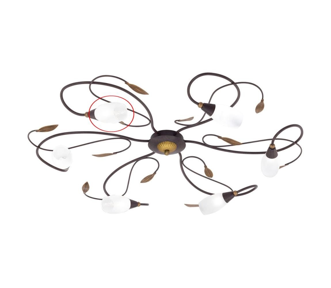 Eglo Náhradní sklo Eglo - GERBERA 90697