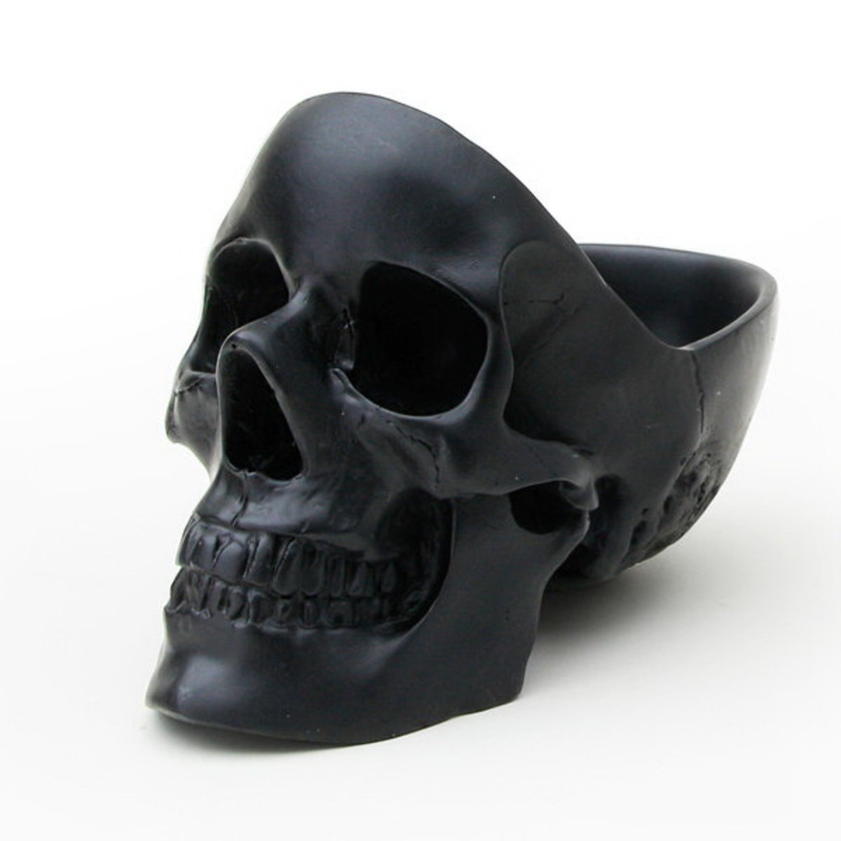 dekorace (miska) SUCK UK - BLACK SKULL