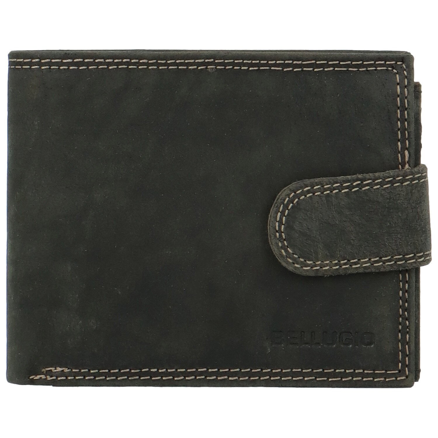 Pánská kožená peněženka černá - Bellugio Santiago černá