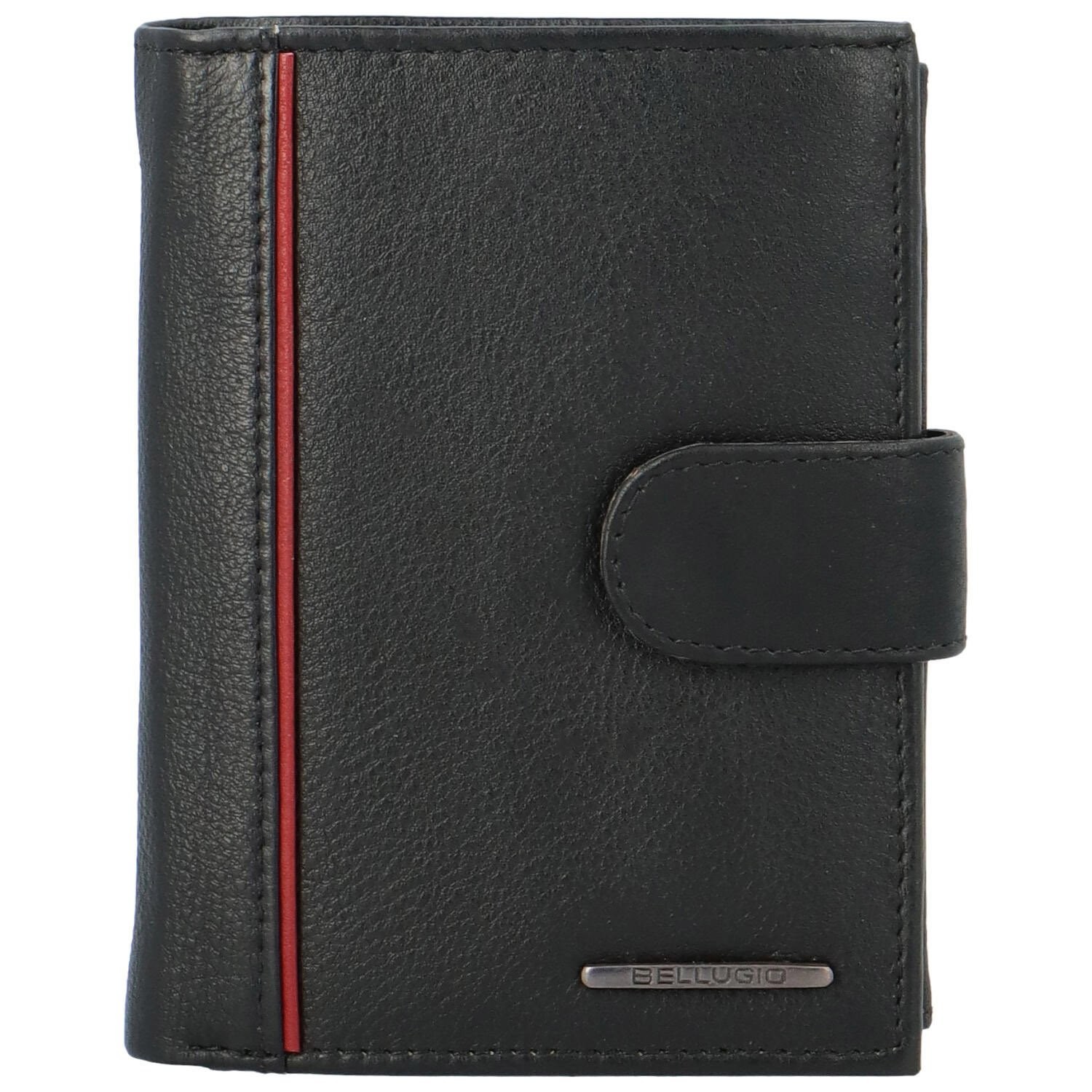Pánská kožená peněženka černá - Bellugio Fordett černá
