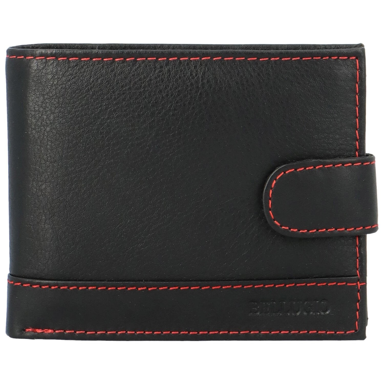 Pánská kožená peněženka černá - Bellugio Carloson černá