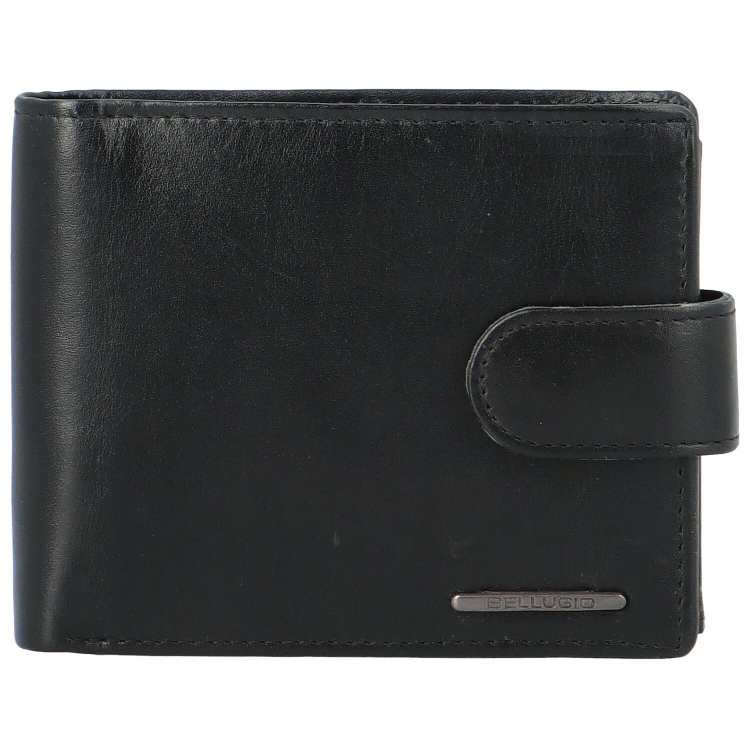 Pánská kožená peněženka černá - Bellugio Daviss černá