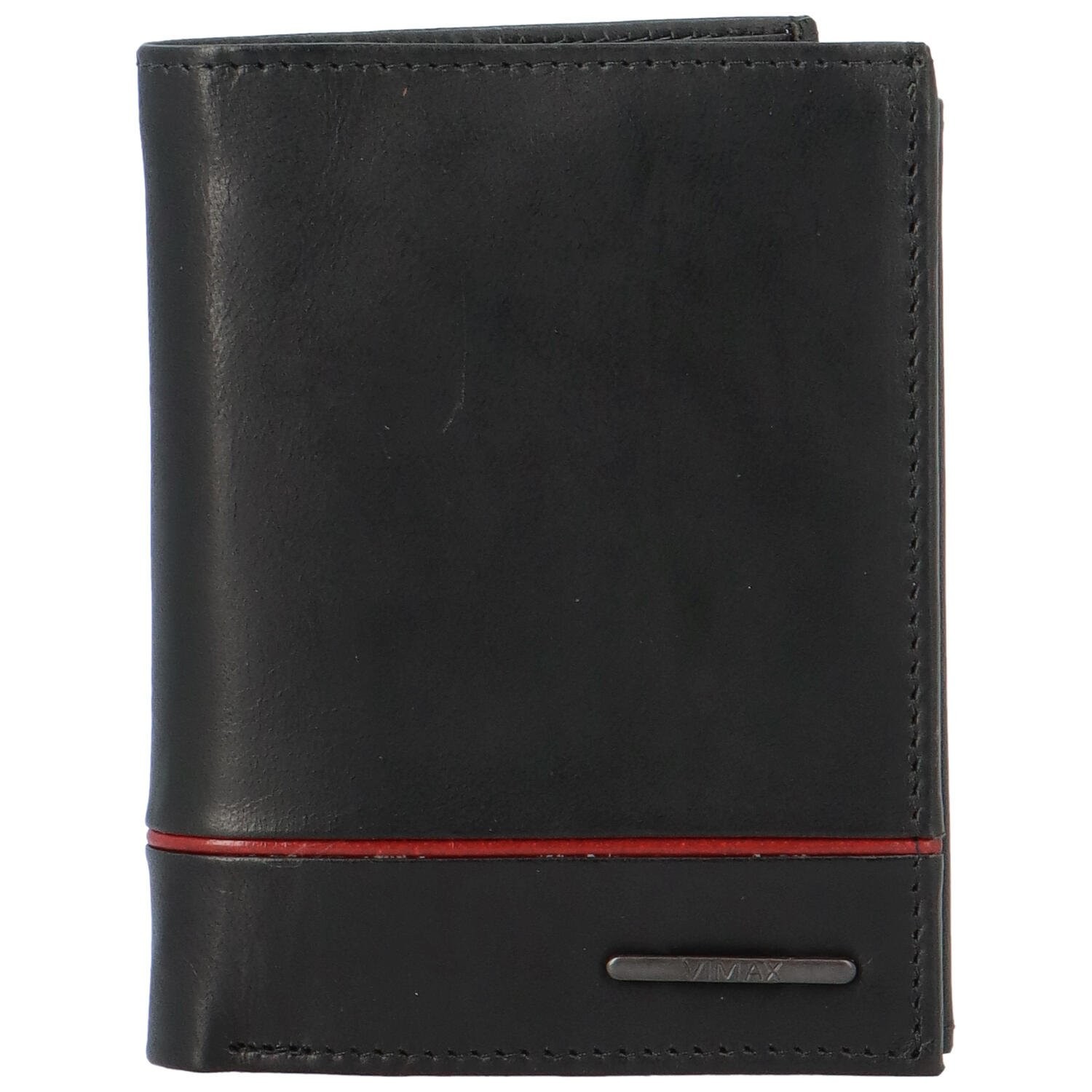 Pánská kožená peněženka černá - Vimax Xerons černá
