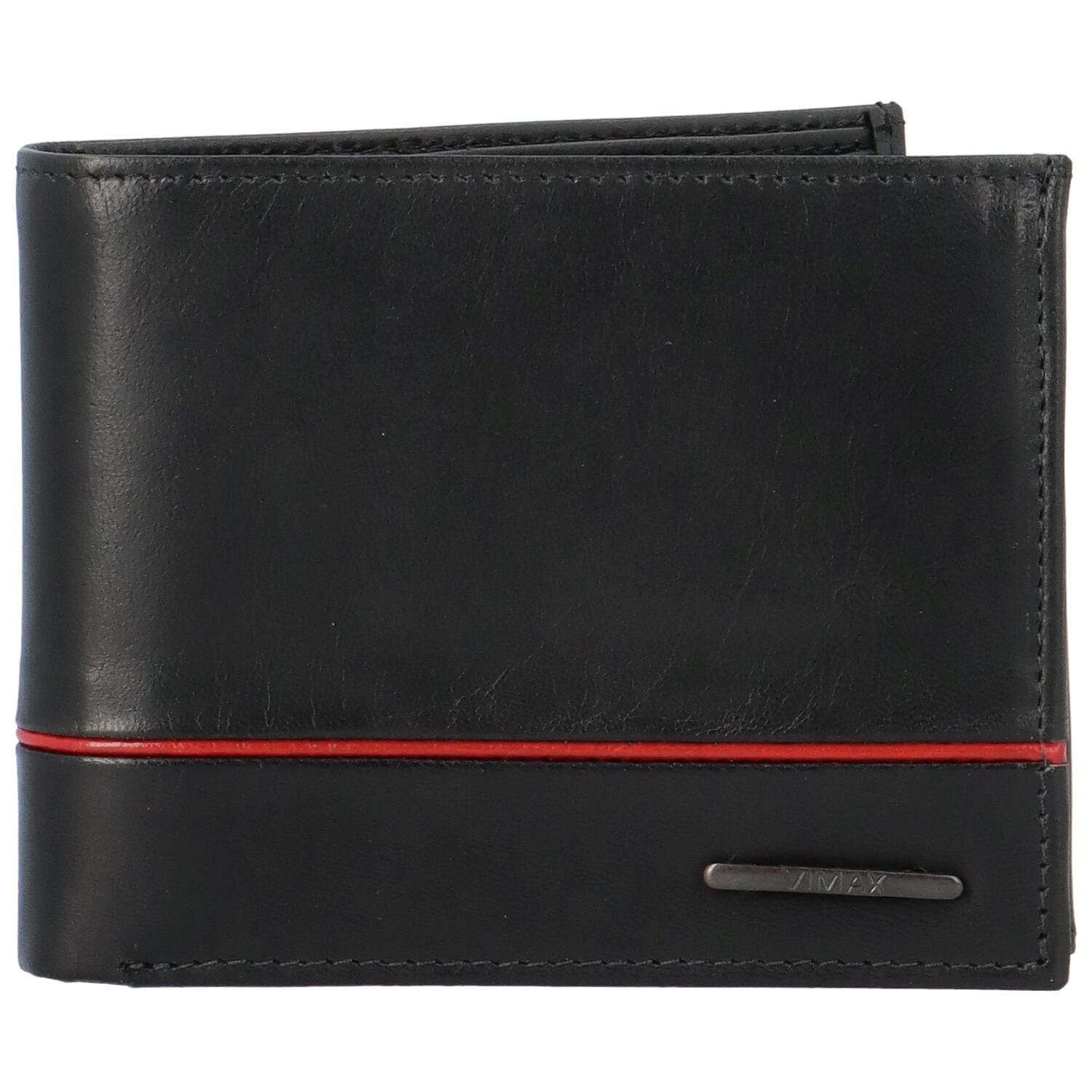 Pánská kožená peněženka černá - Vimax Willy černá