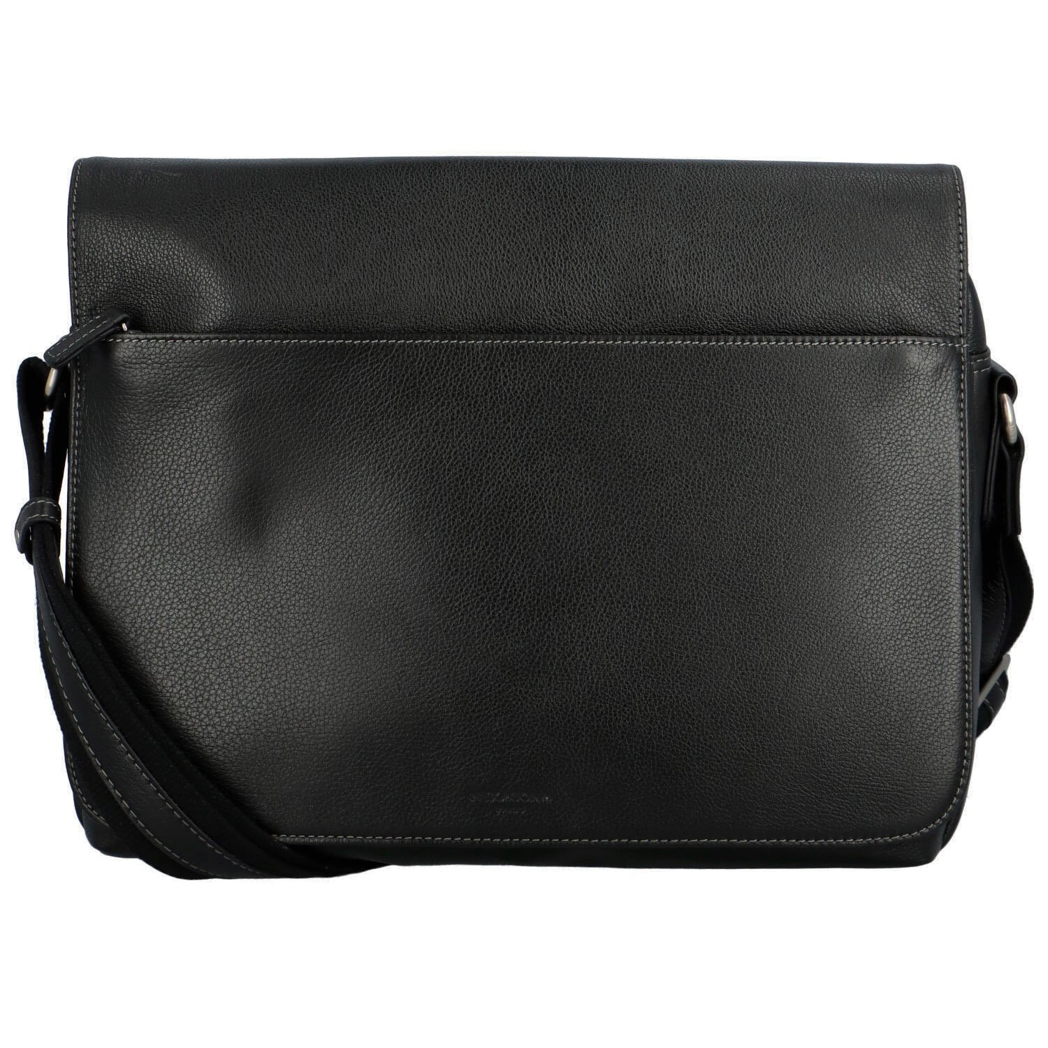 Pánská kožená taška černá - Hexagona Empiro černá