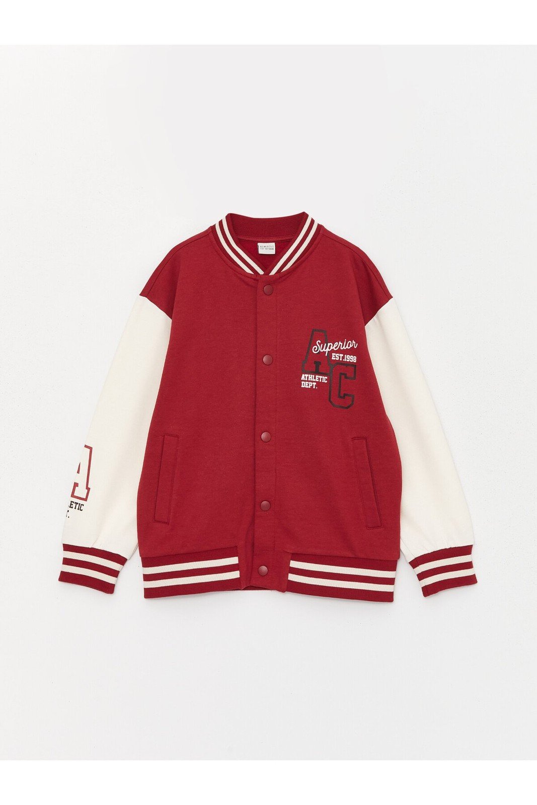 LC Waikiki Boys' Printed College Jacket