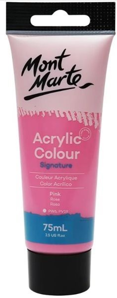 Akrylová barva Mont Marte 75 ml - růžová
