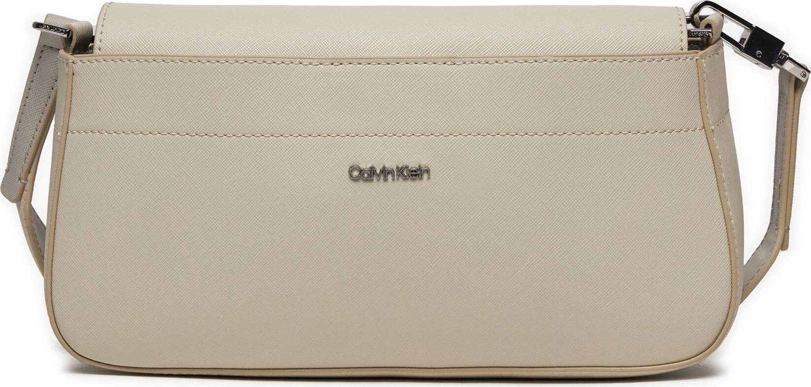 Kabelka Calvin Klein Business Shoulder Bag_Saffiano K60K611680 Dk Ecru/Sand Pebble PC4