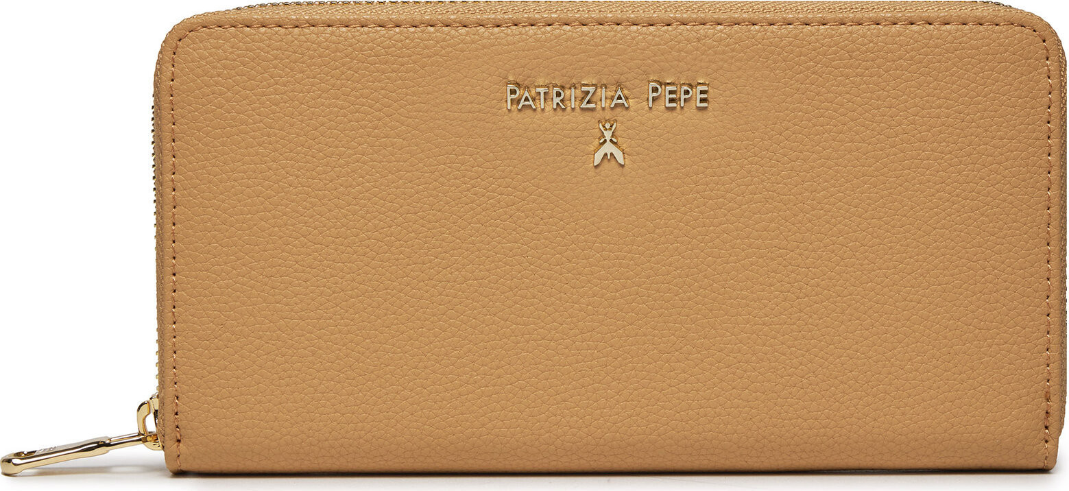 Velká dámská peněženka Patrizia Pepe CQ4879/L001-B685 Pompei Beige