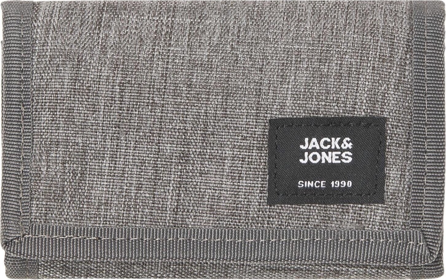 Velká pánská peněženka Jack&Jones Jaceastside 12228262 Grey