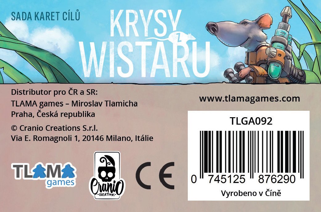 TLAMA games Krysy z Wistaru - sada karet cílů