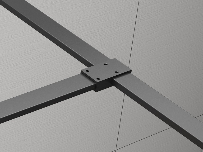 Polysan ESCA T- spojka vzpěr, černá