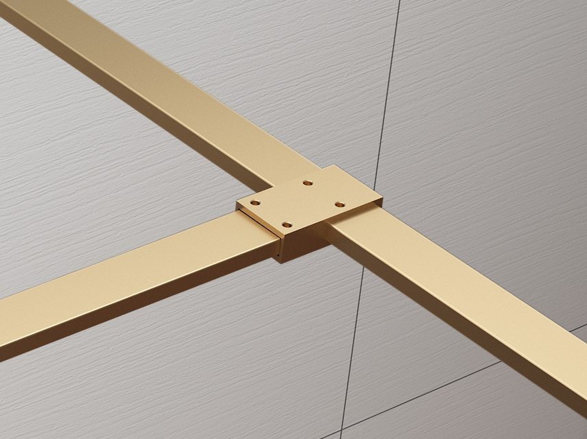 Polysan ESCA T- spojka vzpěr, zlato mat