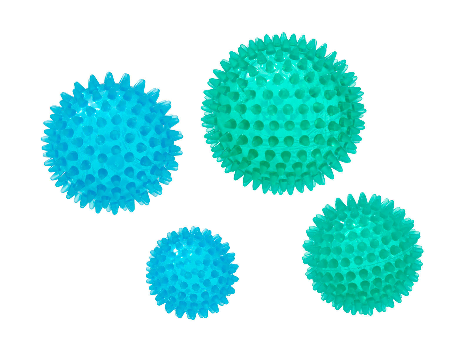 Gymnic Reflex Ball -  masážní ježci Barva: modrá, Velikost: 6 cm