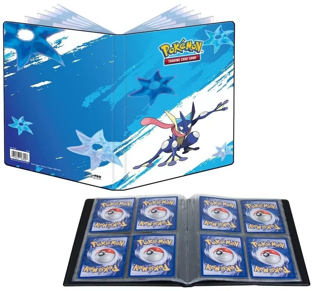 Album Ultra Pro Pokémon - Greninja 4-Pocket Portfolio, na 80 karet - 0074427163006