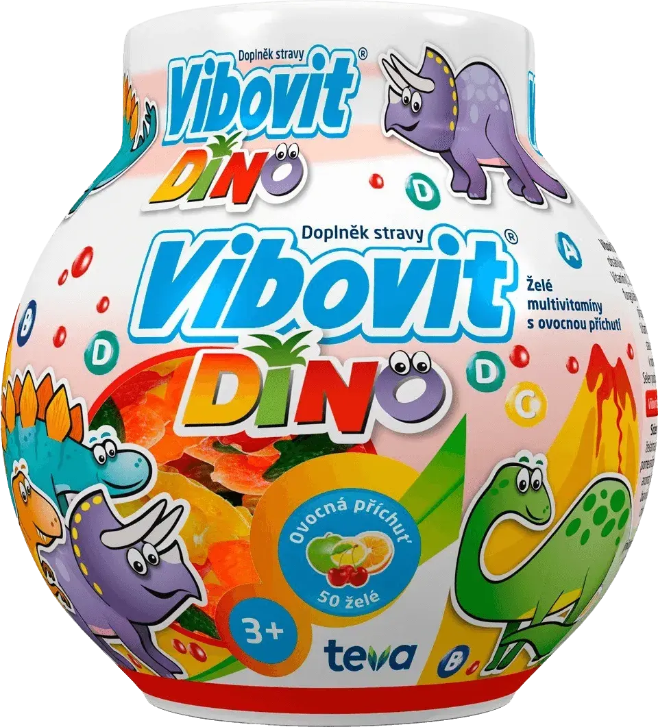 Vibovit Dino želé multivitamíny 50 ks New