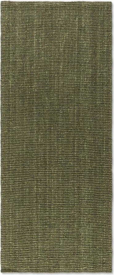 Khaki jutový běhoun 80x200 cm Bouclé – Hanse Home