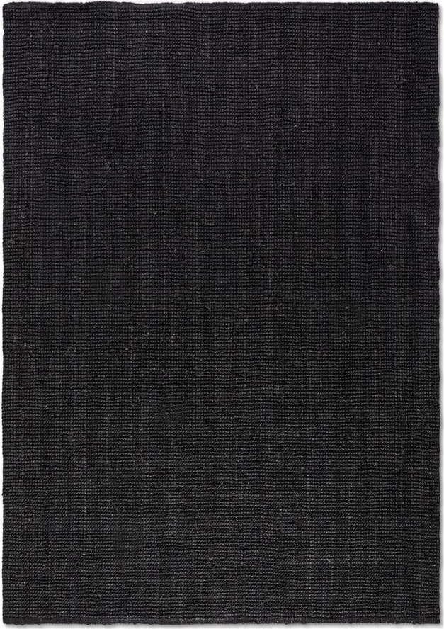 Černý jutový koberec 190x280 cm Bouclé – Hanse Home