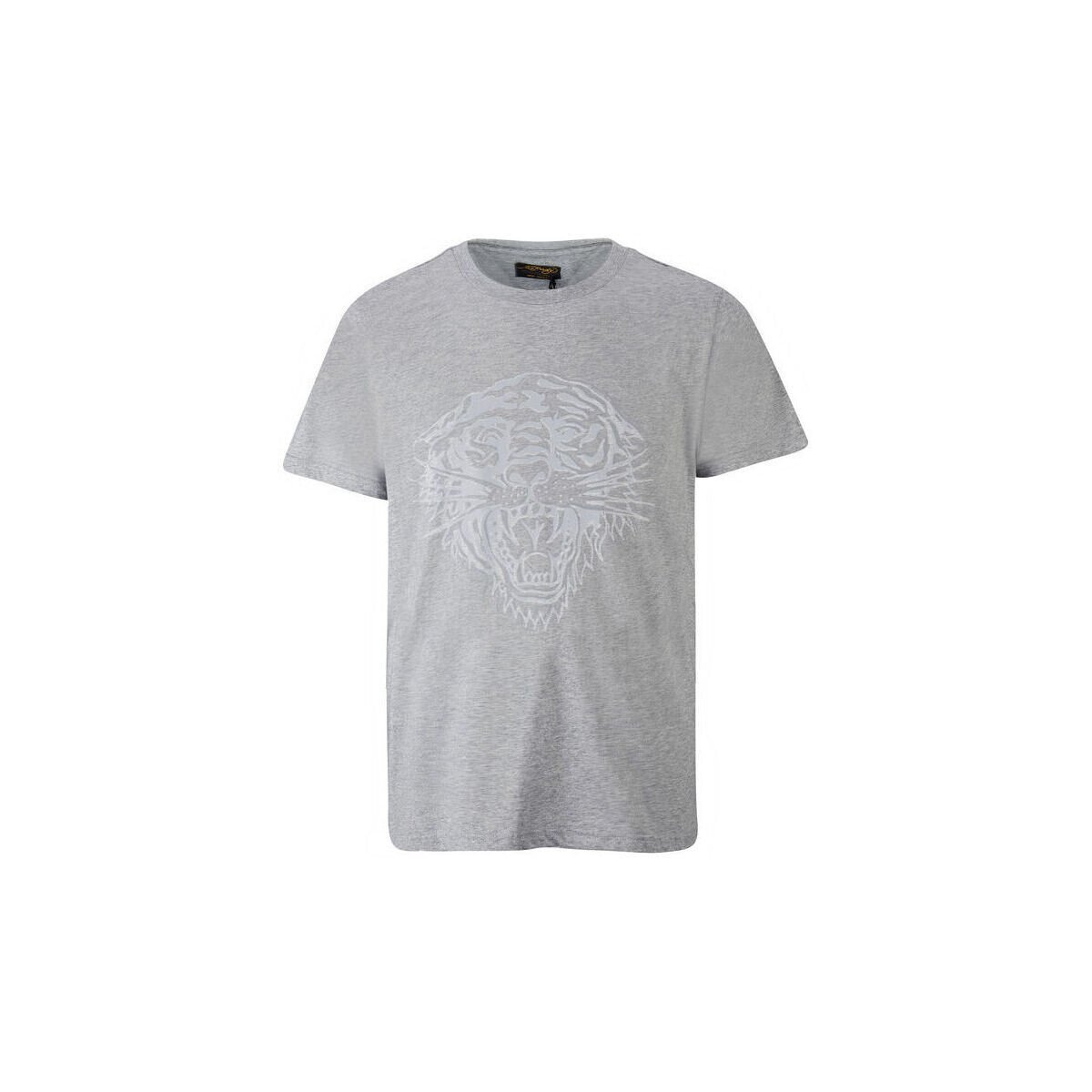 Ed Hardy  Tiger glow t-shirt mid-grey  Šedá