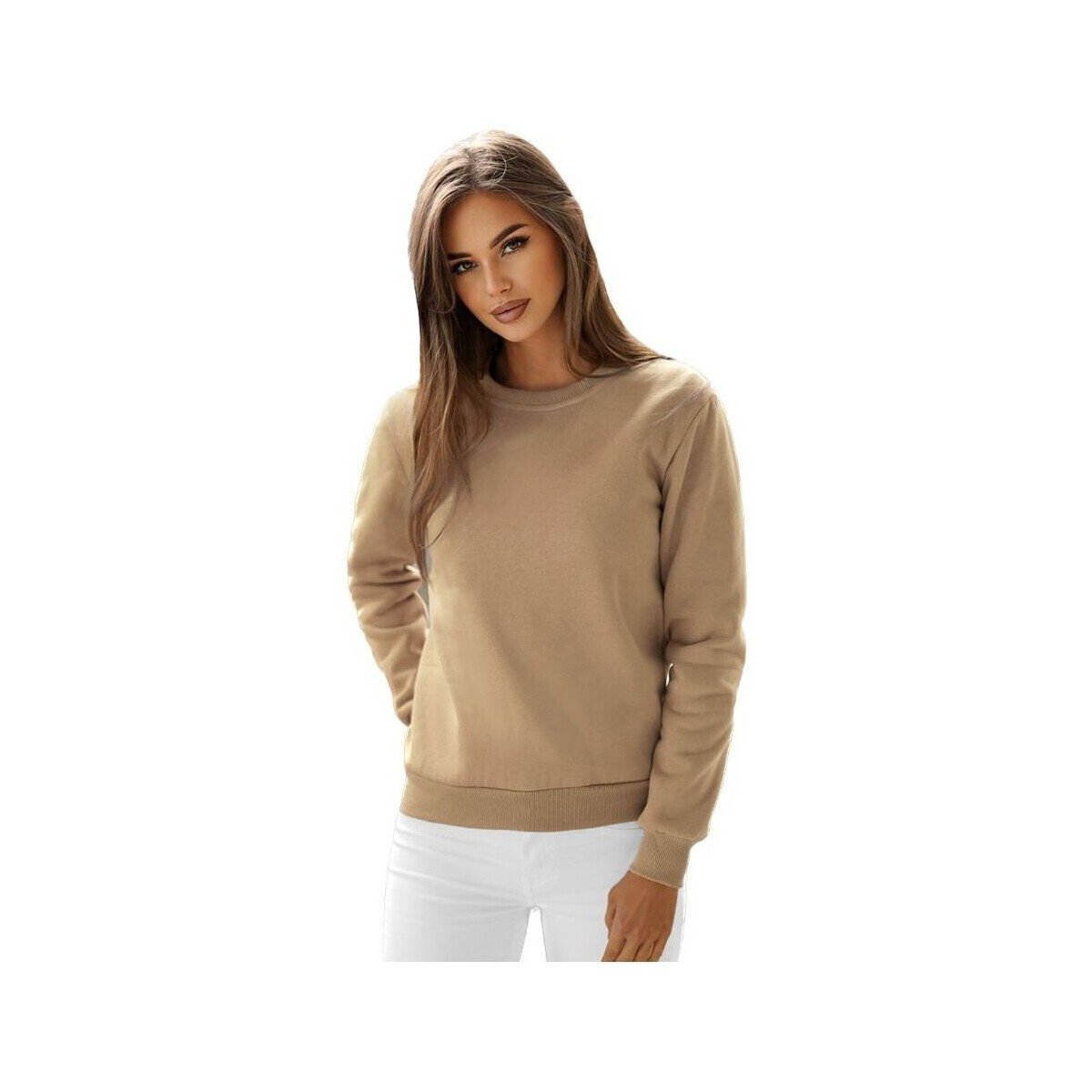 Ozonee  Dámská mikina Evantia béžová  Béžová