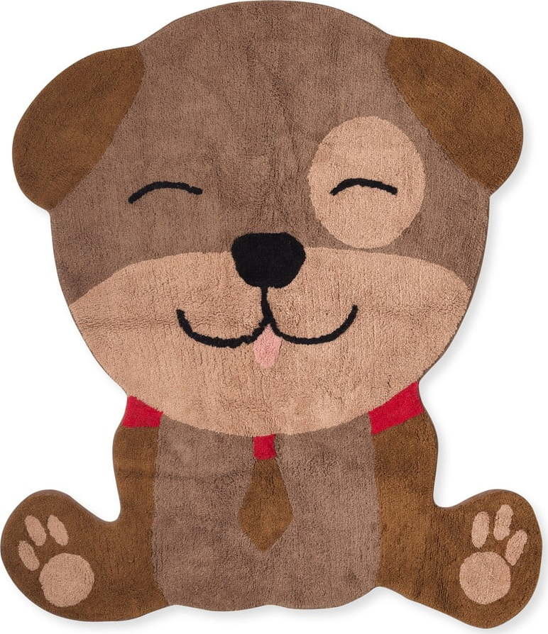 Hnědý dětský koberec 120x140 cm Woof – Happy Friday