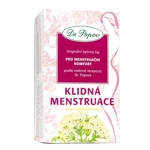 Klidná menstruace, porcovaný čaj, 30 g Dr. Popov