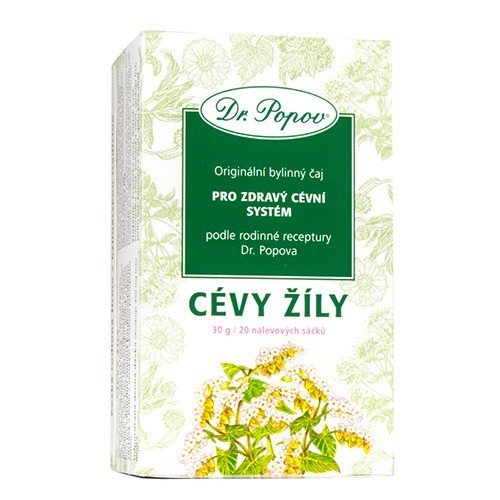 Cévy žíly, porcovaný čaj, 30 g Dr. Popov