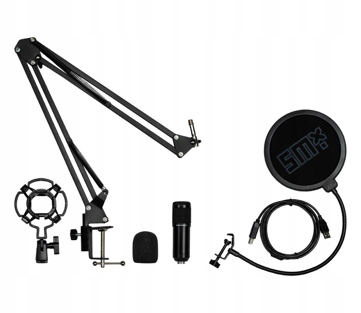 Silver Monkey X Streamovací mikrofon Kaigi Stativ Usb Filtr
