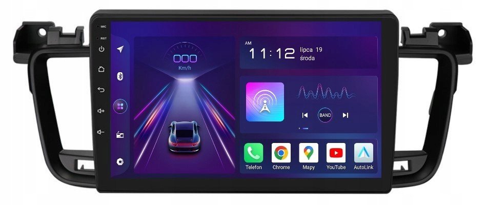 Navigace Rádio 2DIN Android Peugeot 508 8/256 Gb Dsp Carplay Lte