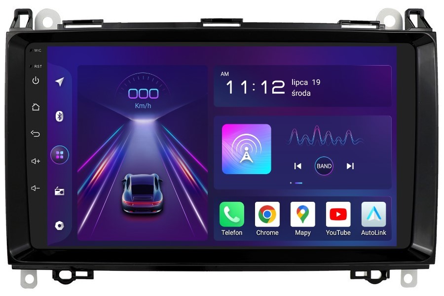 2DIN Android Mercedes B W245 W906 Sprinter 8/256 Gb Dsp Carplay Lte
