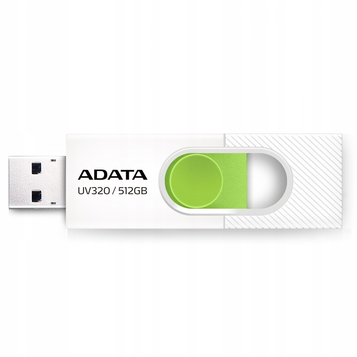 Adata Pendrive UV320 512GB USB3.2 bílo-zelená