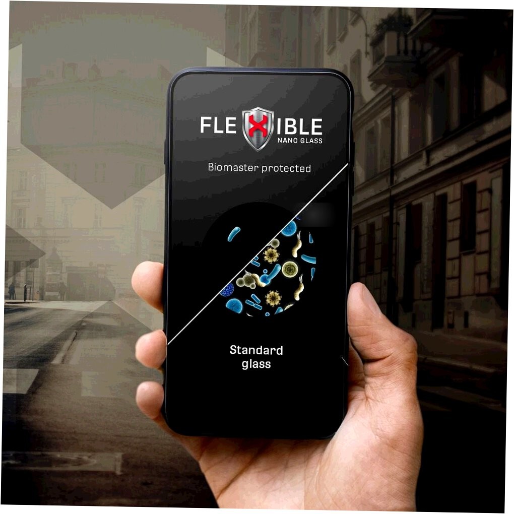 Forcell Flexible 5D hybridní sklo pro iPhone 15 Plus černé